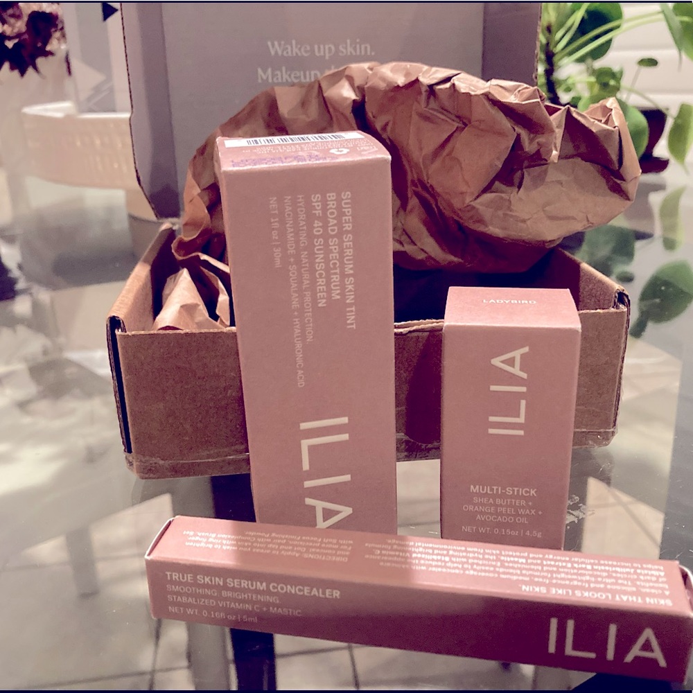 ILIA face, lip and eye makeup package- Unopened
